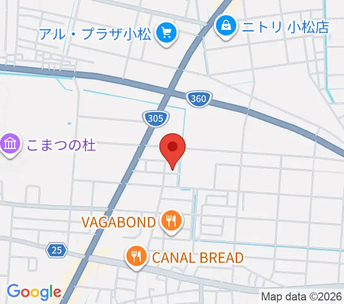 ロックスタジオFFBODYの地図