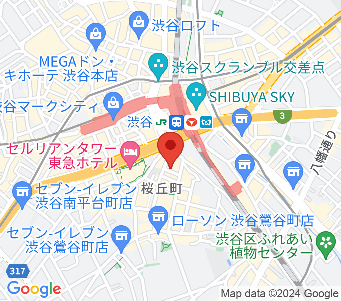 渋谷オーラの場所