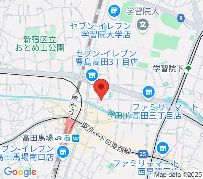 高田馬場CLUB PHASEの地図