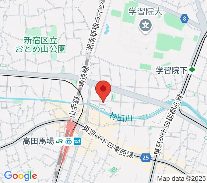 高田馬場CLUB PHASEの地図