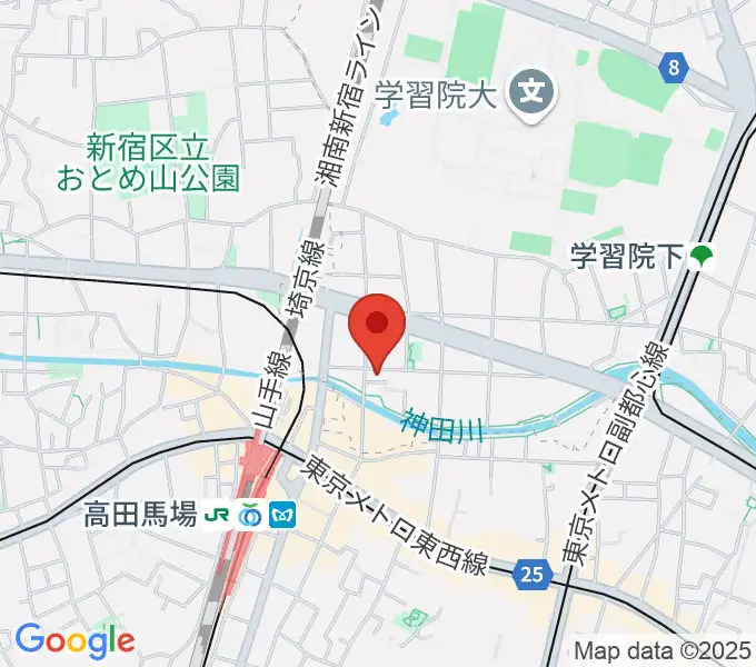 高田馬場CLUB PHASEの地図