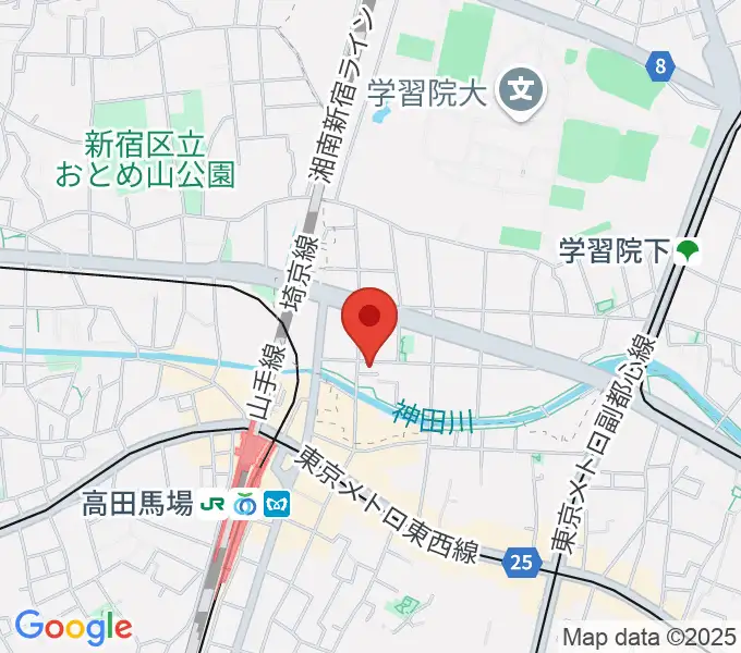 高田馬場CLUB PHASEの地図