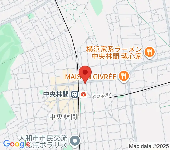 相模楽器 中央林間センターの地図