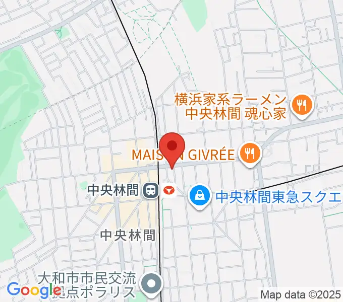 相模楽器 中央林間センターの地図