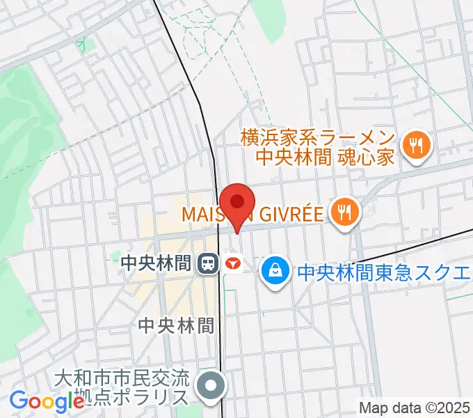 相模楽器 中央林間センターの地図