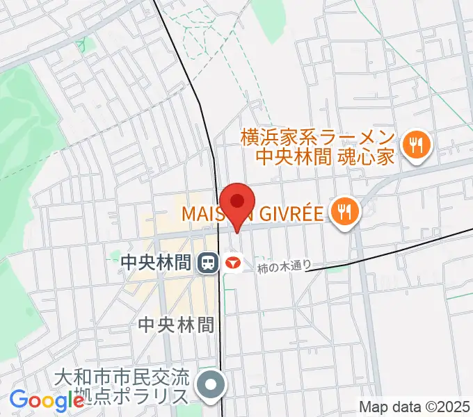 相模楽器 中央林間センターの地図