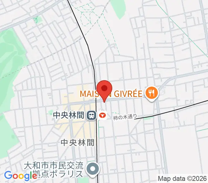 相模楽器 中央林間センターの地図