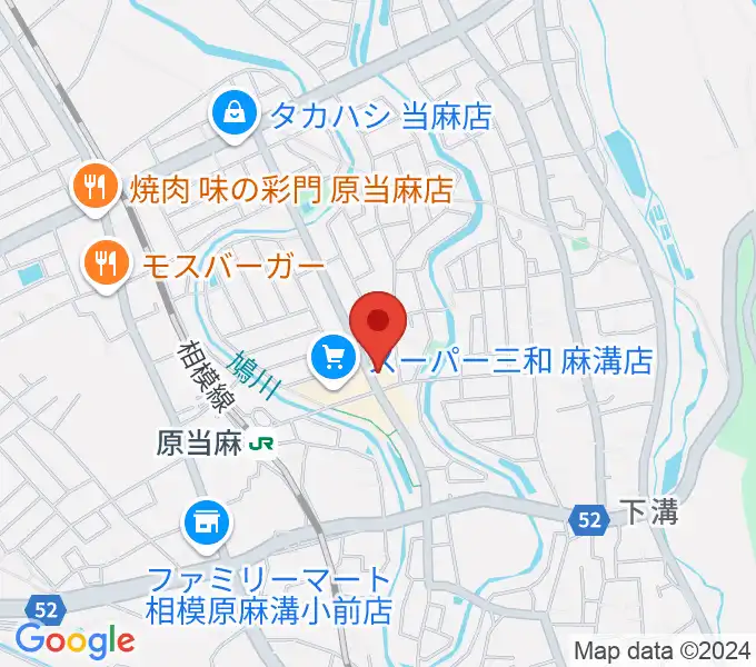 相模楽器 麻溝教室の地図