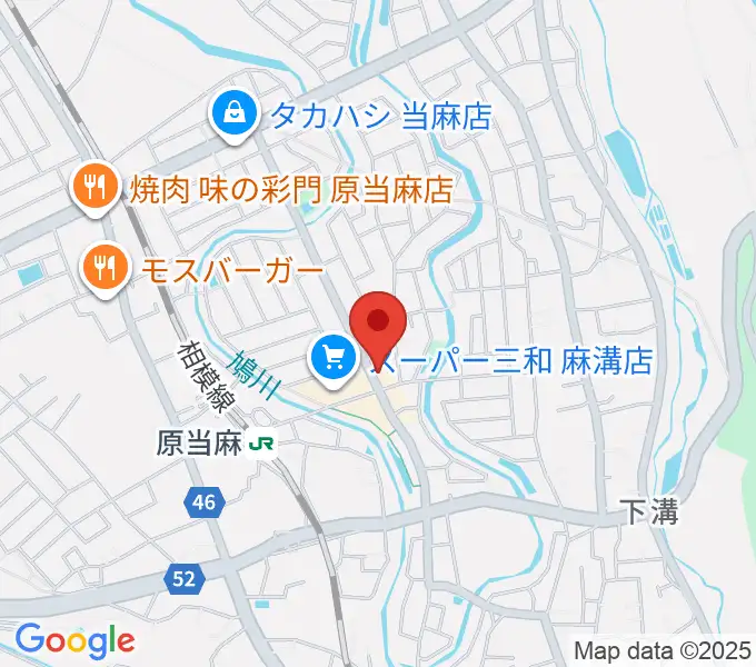 相模楽器 麻溝教室の地図