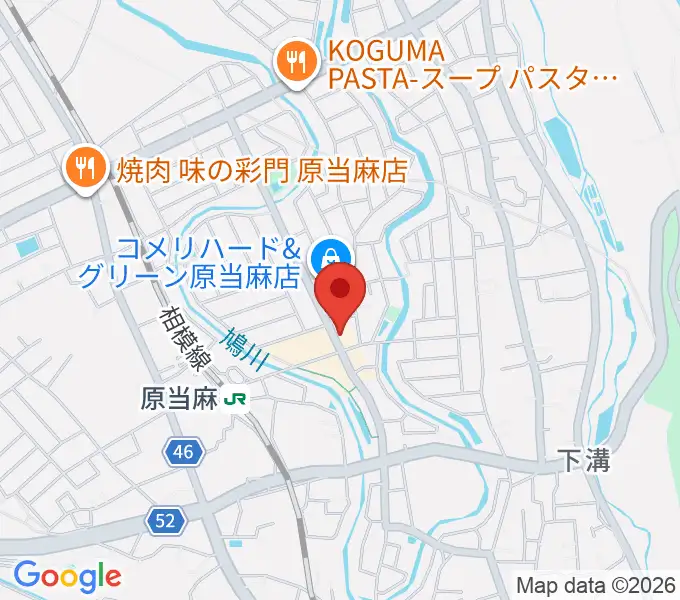 相模楽器 麻溝教室の地図