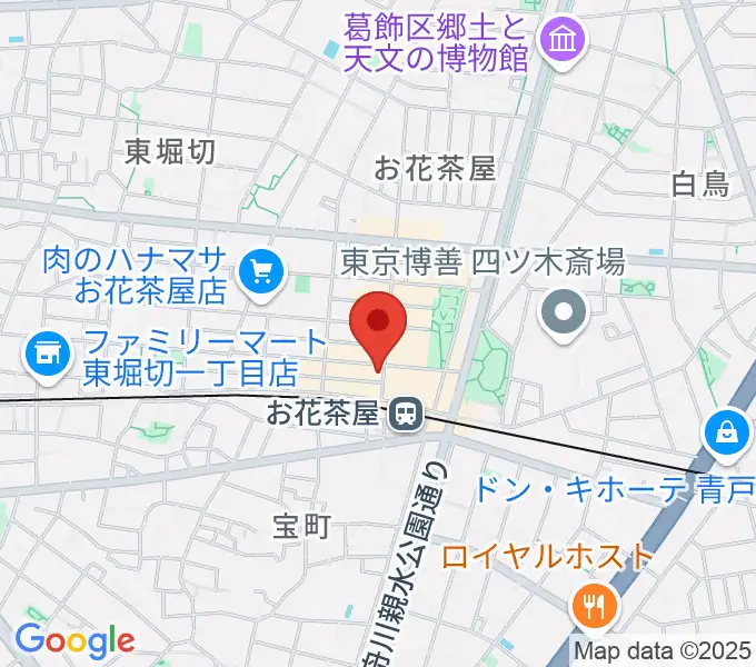 エークラスミュージック お花茶屋センターの地図