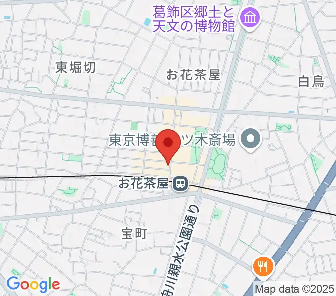 エークラスミュージック お花茶屋センターの地図