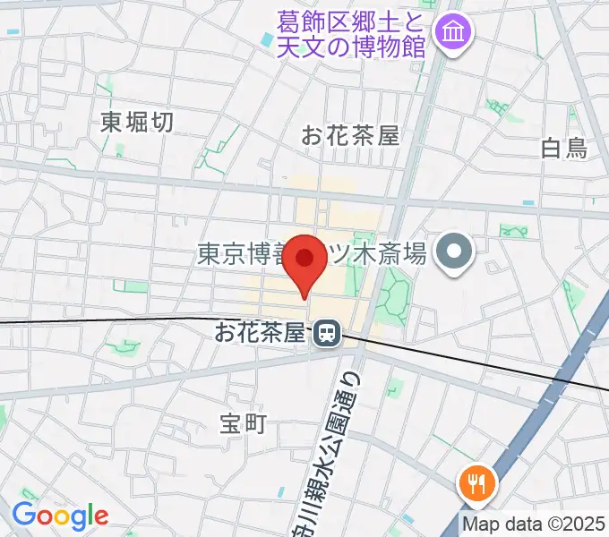 エークラスミュージック お花茶屋センターの地図