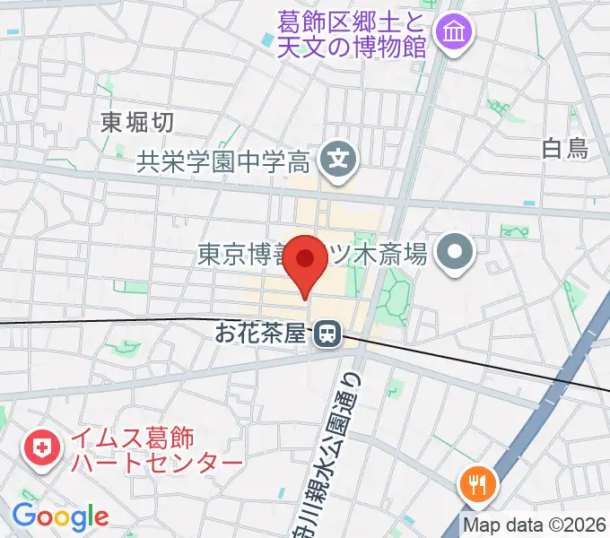 エークラスミュージック お花茶屋センターの地図