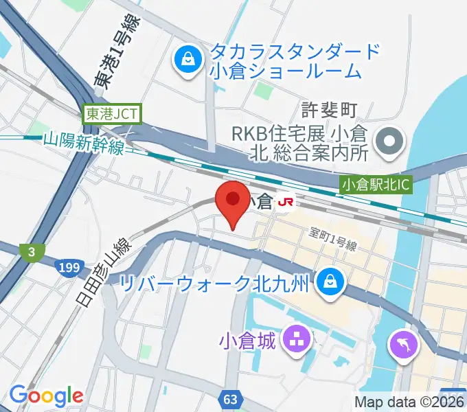 ケイトミュージックの地図