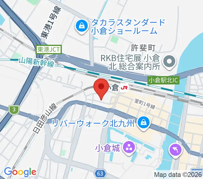 ケイトミュージックの地図