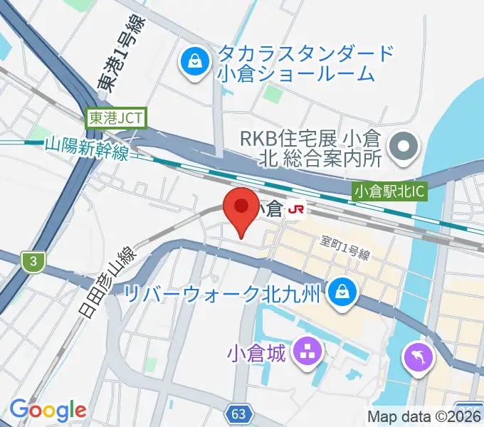 ケイトミュージックの地図