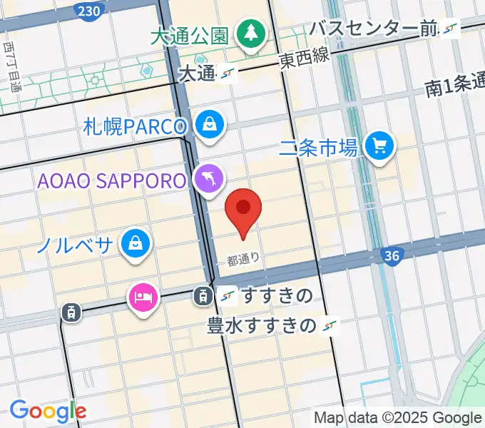 スタジオシーラカンスの地図