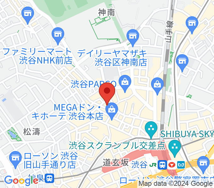 J-POP CAFE渋谷の場所