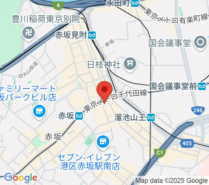 アプロ赤坂の地図