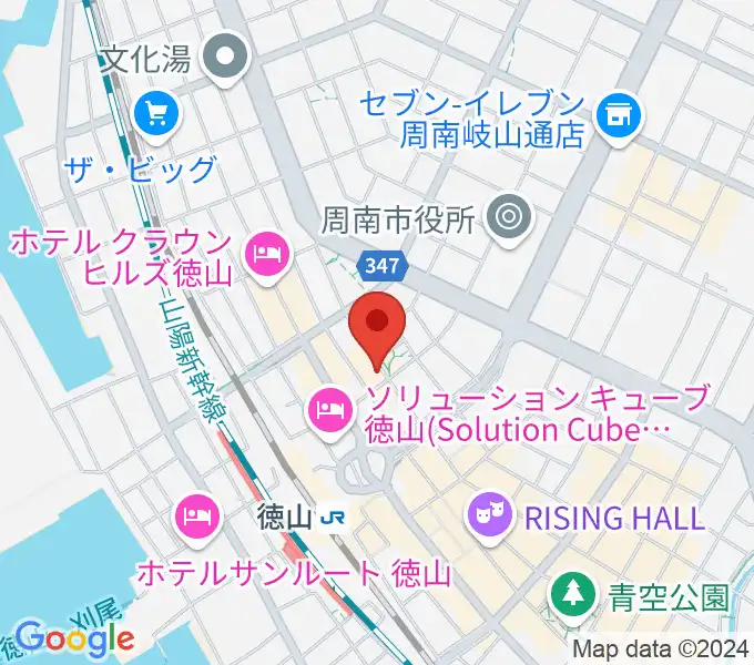 周南ガンボの地図