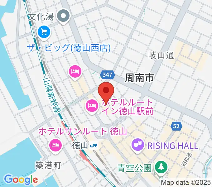 周南ガンボの地図