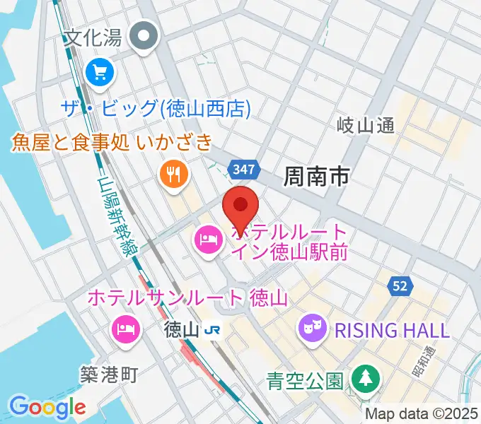 周南ガンボの地図