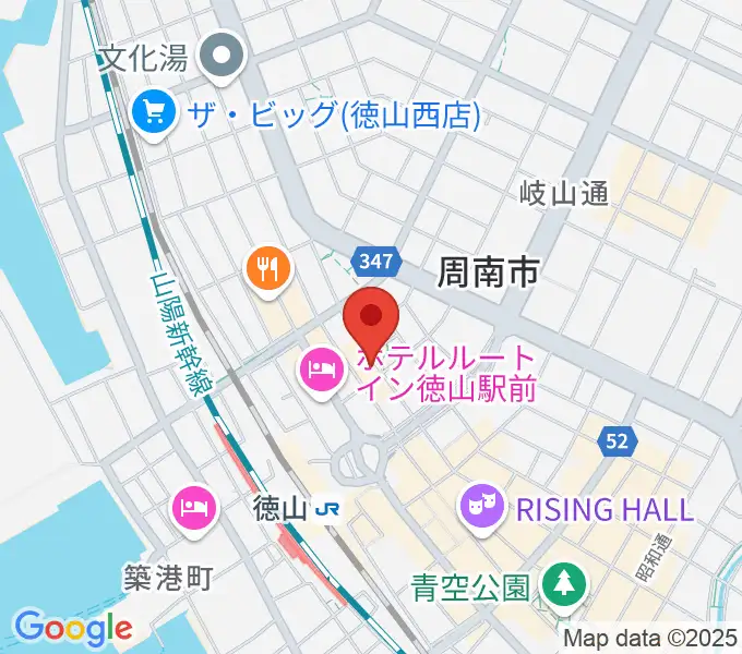 周南ガンボの地図
