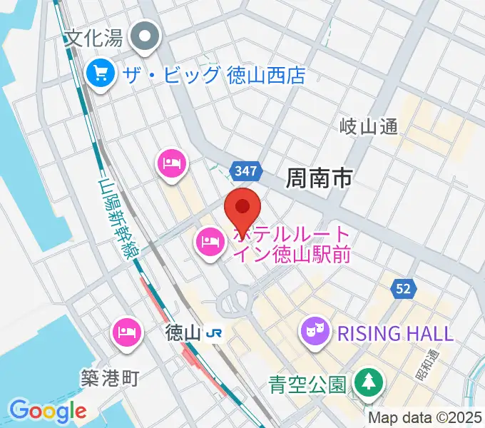 周南ガンボの地図