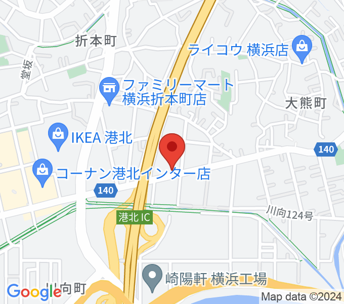 新横浜STUDIO THRIVEの場所