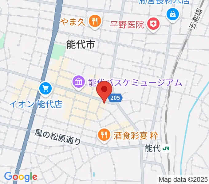 アサヒ楽器の地図