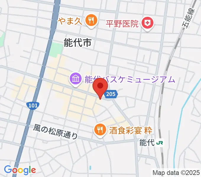 アサヒ楽器の地図