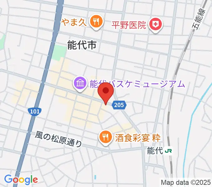 アサヒ楽器の地図
