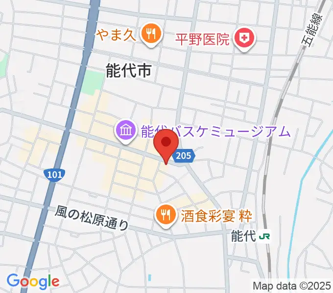 アサヒ楽器の地図