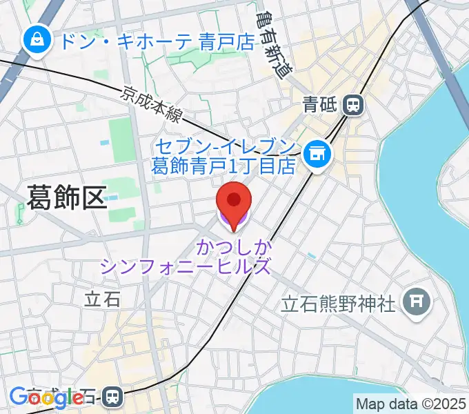 かつしかシンフォニーヒルズの地図