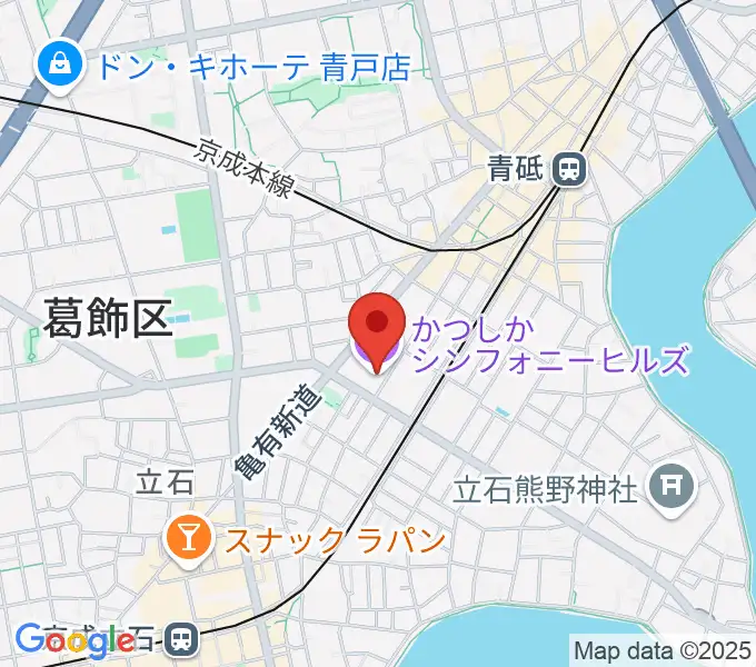 かつしかシンフォニーヒルズの地図