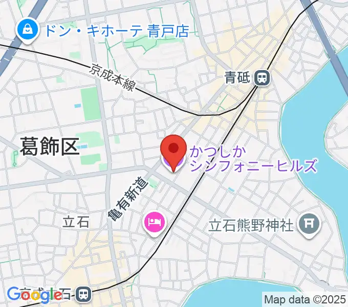 かつしかシンフォニーヒルズの地図