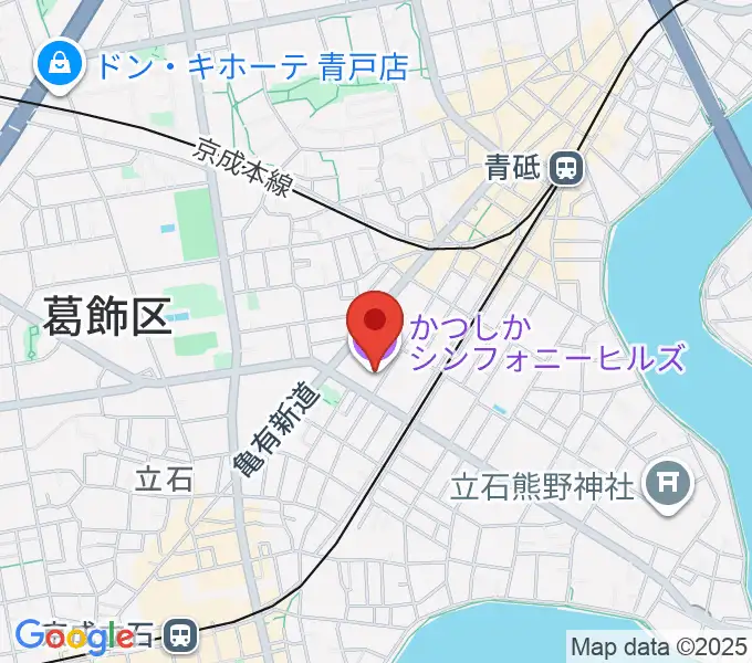かつしかシンフォニーヒルズの地図