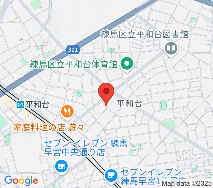 みつほし音楽教室の地図