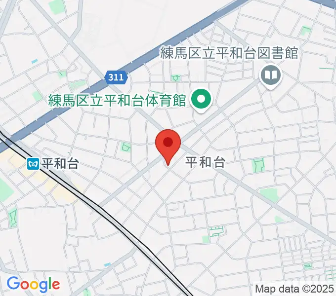 みつほし音楽教室の地図