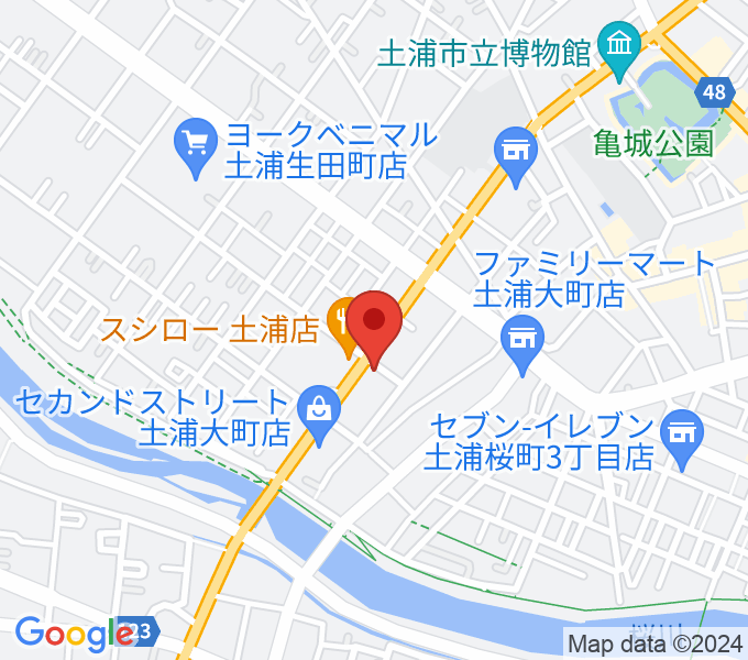 MUSIC PLANT土浦店の場所