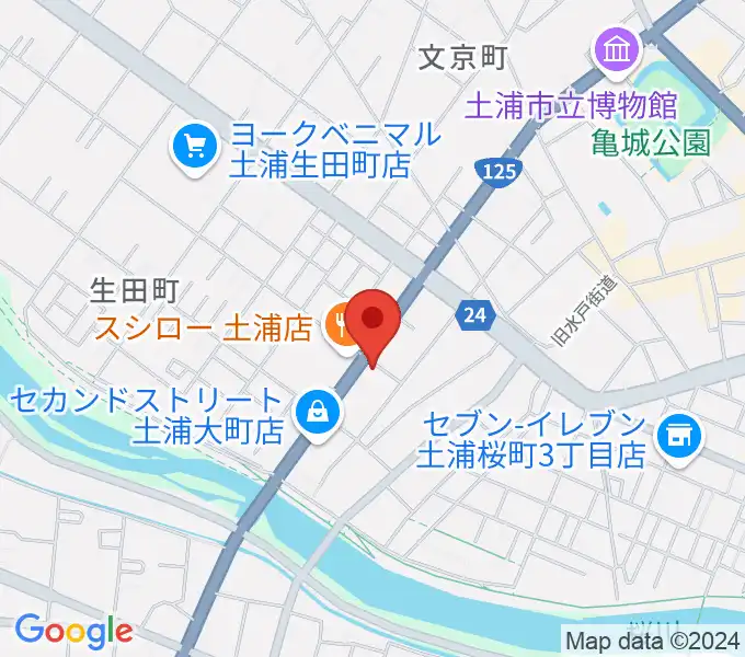 MUSIC PLANT土浦店の地図