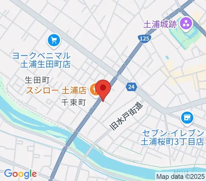 MUSIC PLANT土浦店の地図
