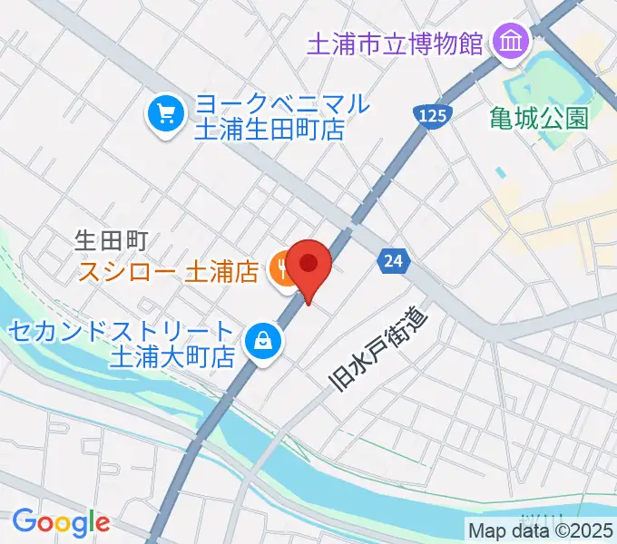 MUSIC PLANT土浦店の地図