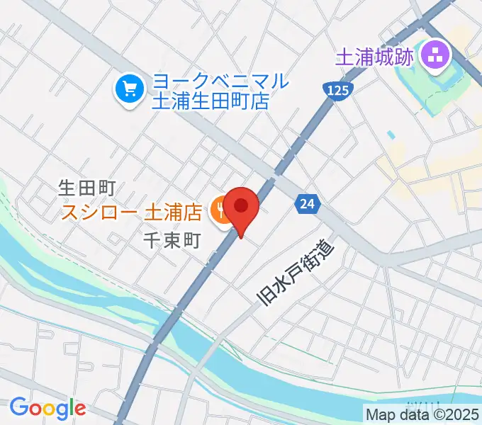 MUSIC PLANT土浦店の地図