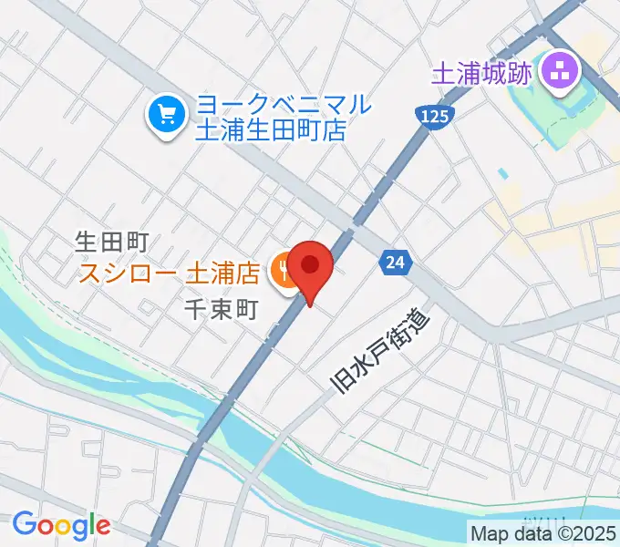 MUSIC PLANT土浦店の地図