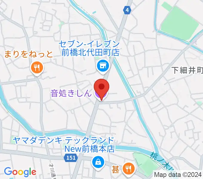 音処きしんの地図