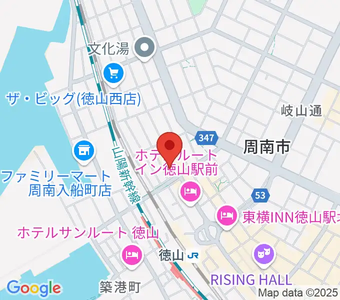 POPS-K 周南ロック館の地図