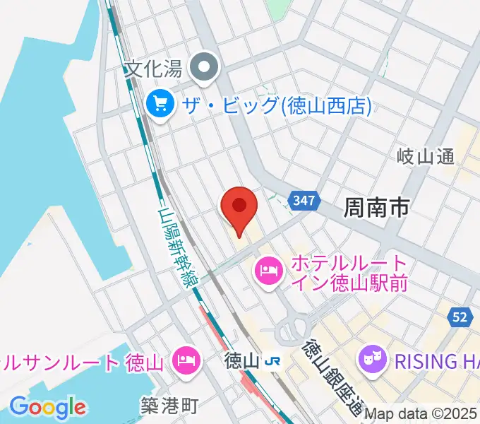 POPS-K 周南ロック館の地図