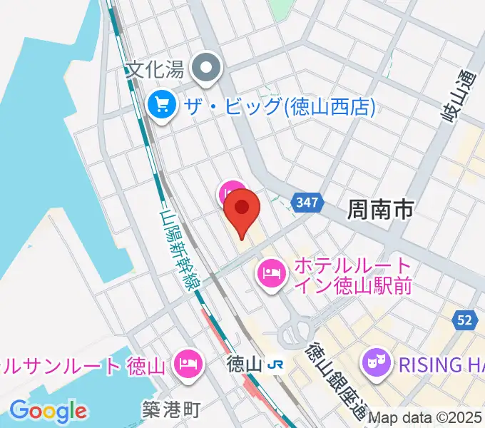 POPS-K 周南ロック館の地図